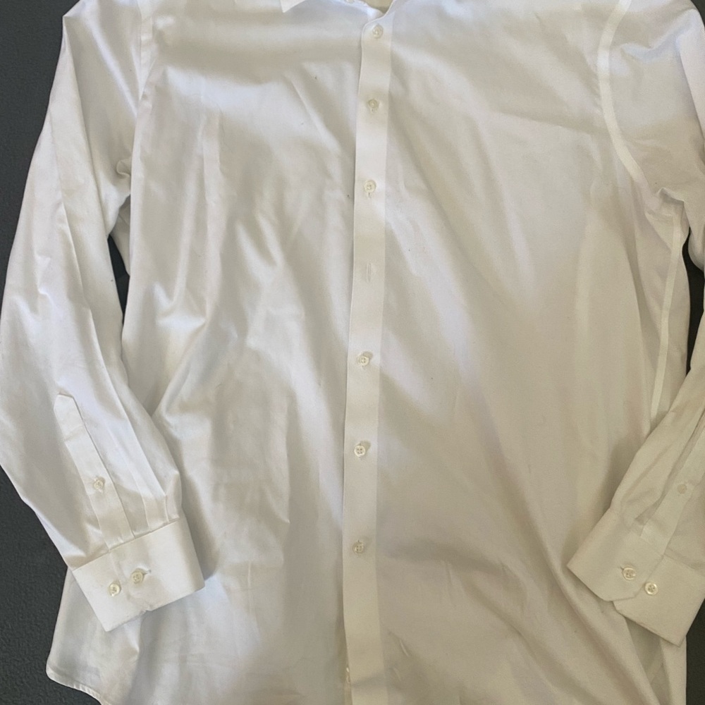 Classic White Men's Shirt
